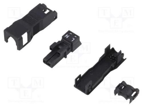 Conector: Bloco terminal separável, aperto de mol.