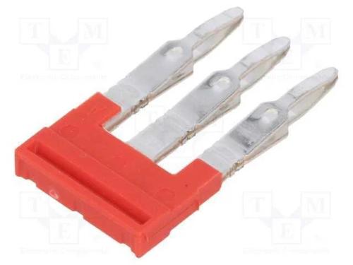 Ponte de pino, faixas: 3, vermelho, série A