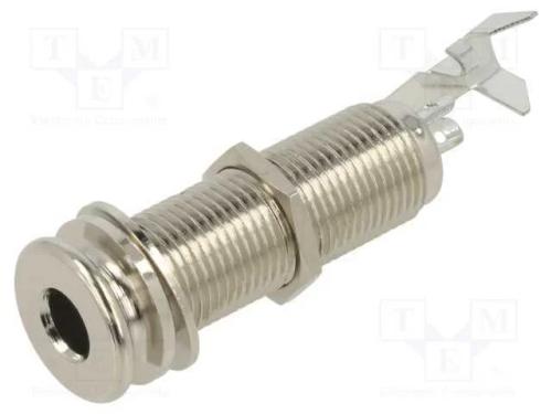 Conector: Jack 6,3mm, tomada, para painel,porca d.