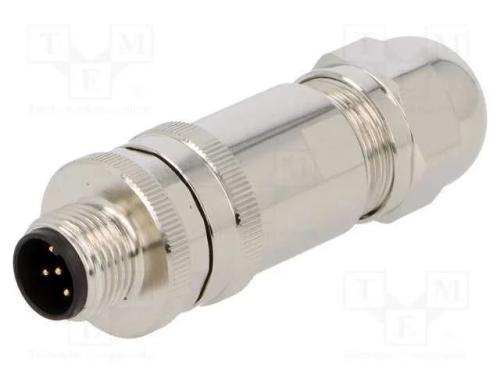 Ficha, M12, Pin: 5, Macho, Código A-Devicenet / Canopen, com Cabo