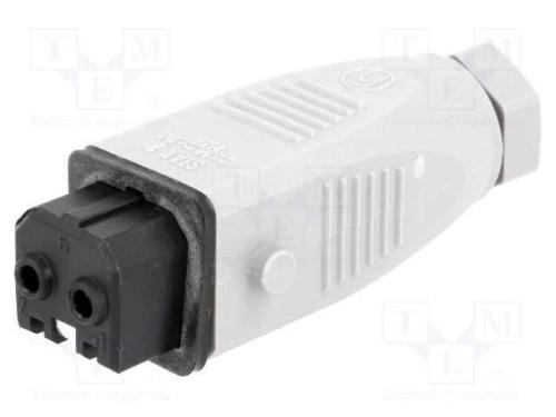 Conector: retangulares, ST, ficha, fêmea, PIN: 2,.