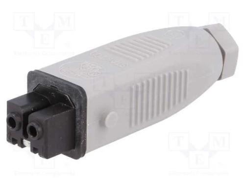 Conector: retangulares, ST, ficha, fêmea, PIN: 2,.