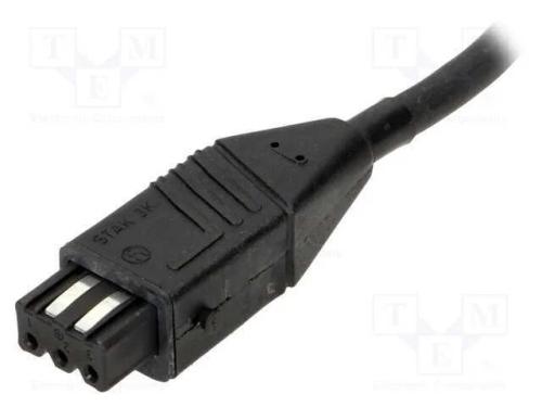 Conector: retangulares, ST, ficha, f&ecirc;mea, PIN: 3,.