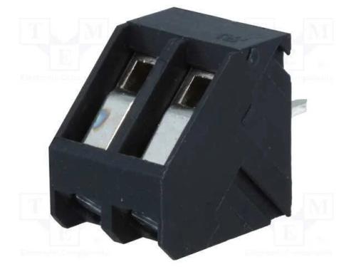 Pcb Bloco Terminal, Angulares 45, 5mm, Faixas: 2, para Pcb, 24a