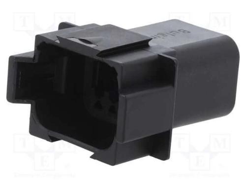 Conector: Fio-Fio, Px0, Macho, Ficha, com Cabo, Pin: 8, Preta, Ip68