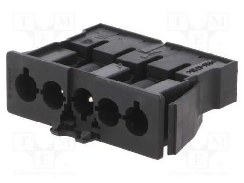 Conector: Bloco terminal separável, aperto de mol.