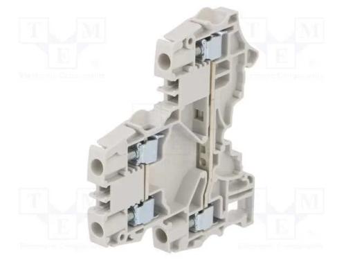 Conector: de carril, SNK, 0,2÷4mm2, faixas: 1, br.
