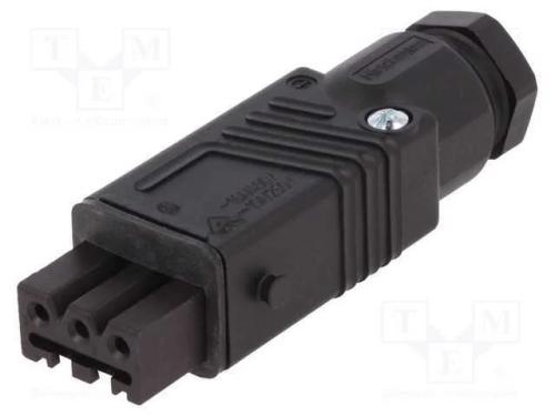 Conector: retangulares, ST, ficha, fêmea, PIN: 3,.