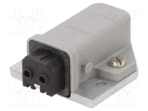 Conector: retangulares, ST, tomada, fêmea, PIN: 2.