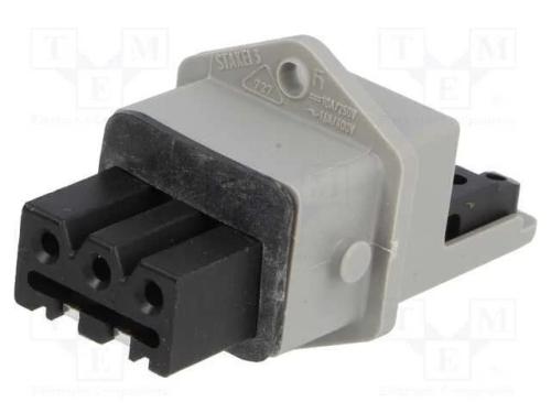 Conector: retangulares, ST, tomada, fêmea, PIN: 3.
