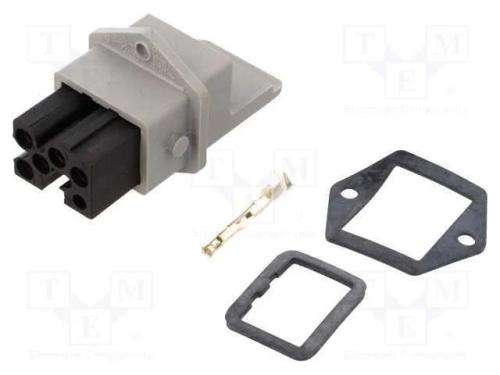 Conector: retangulares, ST, tomada, fêmea, PIN: 5.