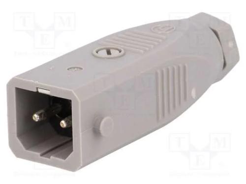 Conector: retangulares, ST, ficha, macho, PIN: 2,.