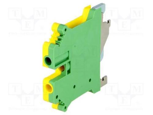 Conector: de carril, PC, 0,2÷4mm2, faixas: 1, bra.