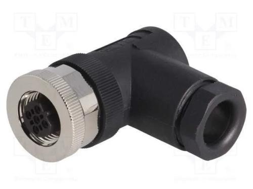Ficha, M12, Pin: 5, Fêmea, Código B-Profibus, com Cabo, Ip67, 60v, 4a