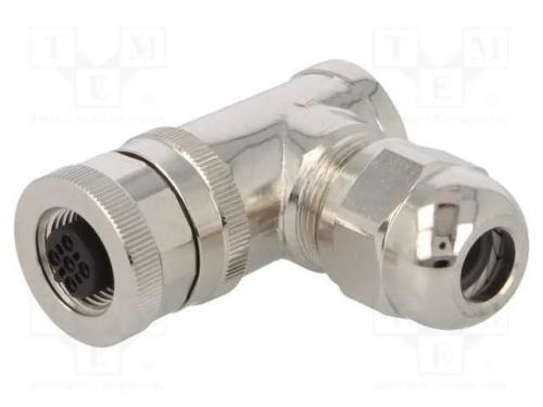 Ficha, M12, Pin: 5, Fêmea, Código B-Profibus, com Cabo, Ip67, 60v, 4a