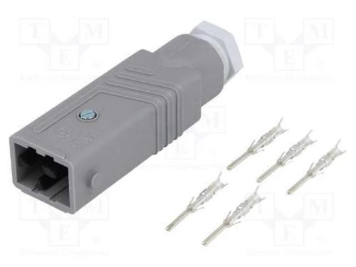 Conector: retangulares, ST, ficha, macho, PIN: 5,.