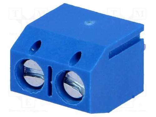 Pcb Bloco Terminal, Angulares 90, 5mm, Faixas: 2, para Pcb, 16a