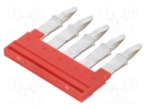 Ponte de pino, faixas: 5, vermelho, série A