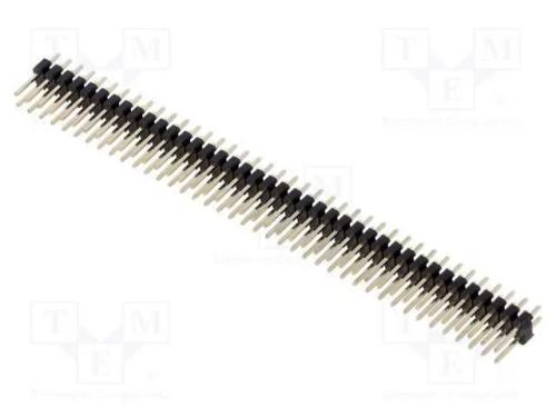 Barra de pinos, pinos, macho, PIN: 80, simples, 2.