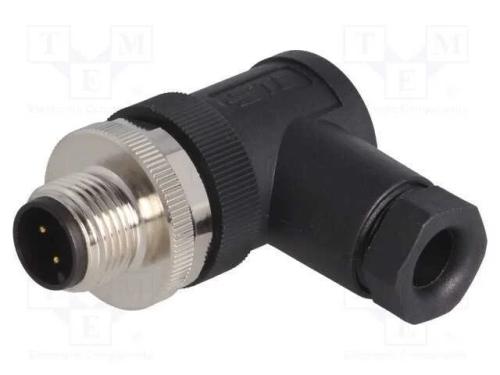 Ficha, M12, Pin: 4, Macho, Código A-Devicenet / Canopen, com Cabo