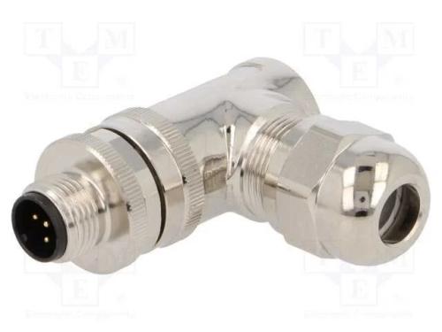 Ficha, M12, Pin: 5, Macho, Código A-Devicenet / Canopen, com Cabo