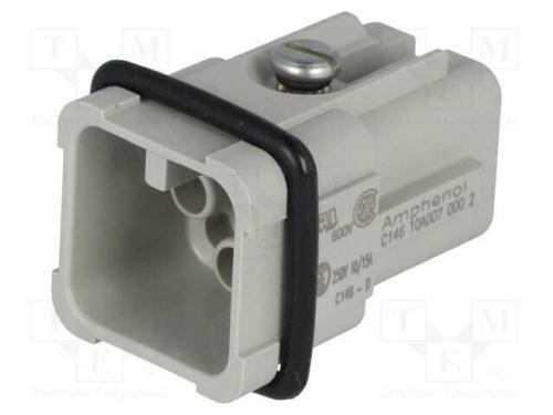 Conector: Hdc, Inserto de Contatos, Macho, C146,Heavymate D