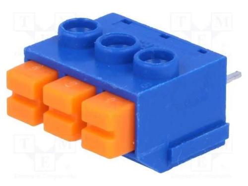 Pcb Bloco Terminal, Angulares 90, 5mm, Faixas: 3, para Pcb, 8a