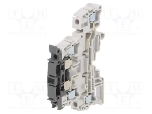 Conector: de carril, SNK, 0,2÷6mm2, faixas: 2, br.