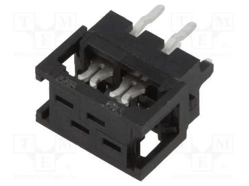 Micro-MaTch, passo, PIN: 4, IDC,THT, para PCB,par.