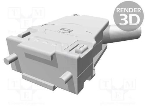 Carcaça: para conectores D-Sub, D-Sub 9pin,D-Sub .
