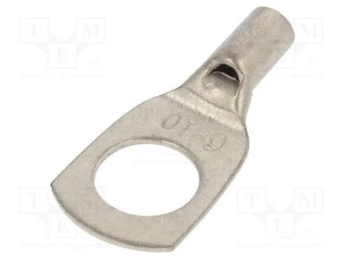 Terminal: anel tubular, M10, 6mm2, cerrar, com ca.