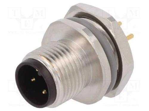 Tomada, M12, Pin: 4, Macho, Código A-Devicenet / Canopen, Tht, Ip67