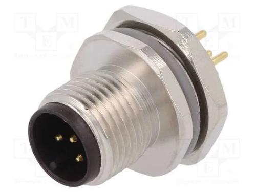 Tomada, M12, Pin: 5, Macho, Código A-Devicenet / Canopen, Tht, Ip67