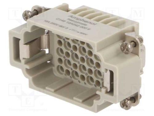 Conector: Hdc, Inserto de Contatos, Macho, C146,Heavymate Dd