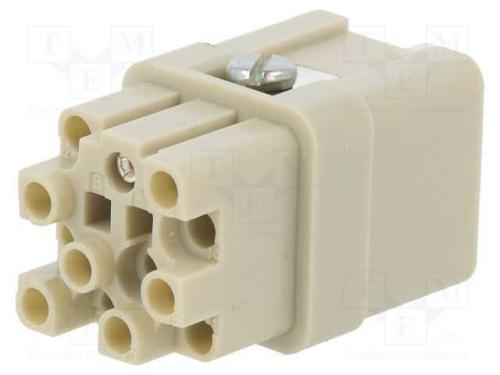 Conector: Hdc, Inserto de Contatos, Fêmea, C146,Heavymate Q