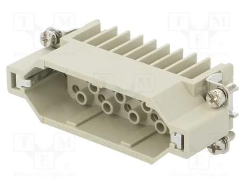 Conector: HDC, inserto de contatos, macho, DD, PI.