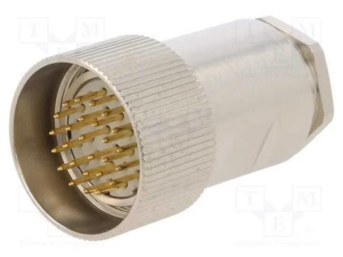 Conector: M27, Zylin, Ficha, Macho, Solda, com Ca.