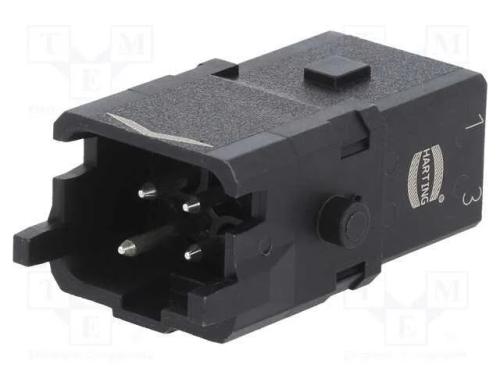 Conector: HDC, inserto de contatos, macho, Han 1A.