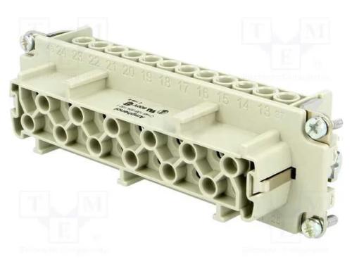 Conector: HDC, inserto de contatos, fêmea, C146, .