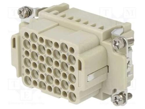 Conector: HDC, inserto de contatos, fêmea, DDD, P.