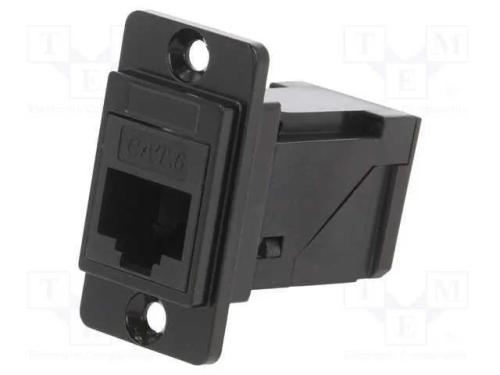 Conector, DUALSLIM, Cat: 6, Sistema: 8p8c, angula.