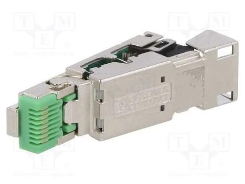 Ficha, RJ45, PIN: 8, dourado, Sistema: 8p8c, com .