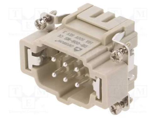 Conector: HDC, inserto de contatos, macho, DE, PI.