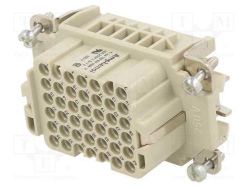 Conector: Hdc, Inserto de Contatos, Fêmea, C146,Heavymate Dd