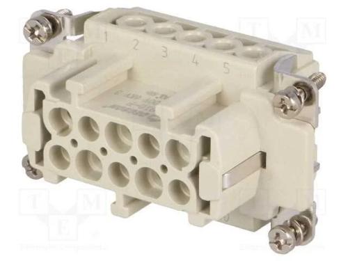 Conector: HDC, inserto de contatos, fêmea, DE, PI.