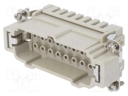 Conector: HDC, inserto de contatos, macho, DE, PI.