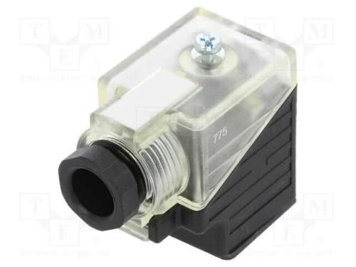 Conector: de Válvulas, Ficha, Formato A, 18mm, Fêmea, Pin: 4, 24v