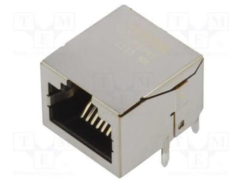 Tomada, RJ45, PIN: 8, dourado, Sistema: 8p8c, par.