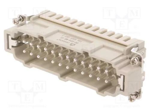 Conector: HDC, inserto de contatos, macho, DE, PI.