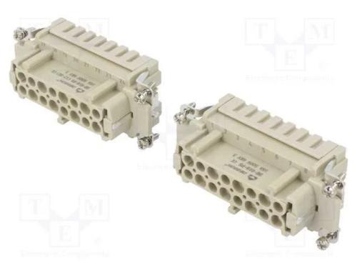Conector: HDC, inserto de contatos, fêmea, DE, PI.